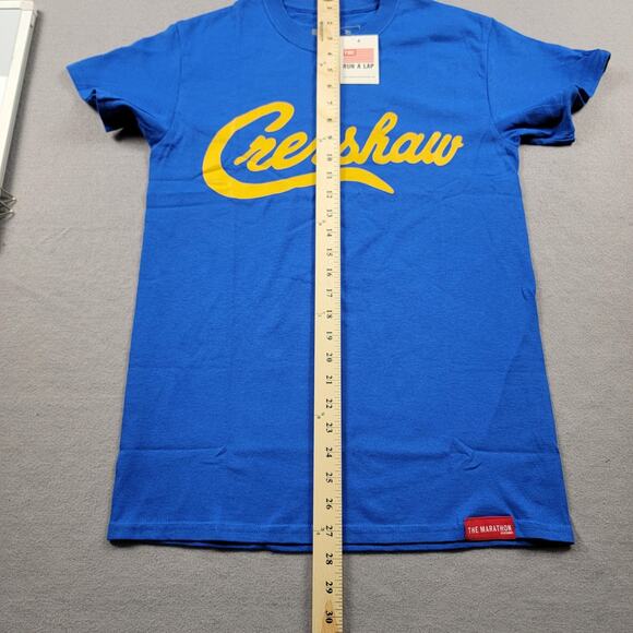 The Marathon Clothing Shirt Mens Small Blue Crenshaw Graphic Tee TMC T-Shirt - Picture 11 of 11